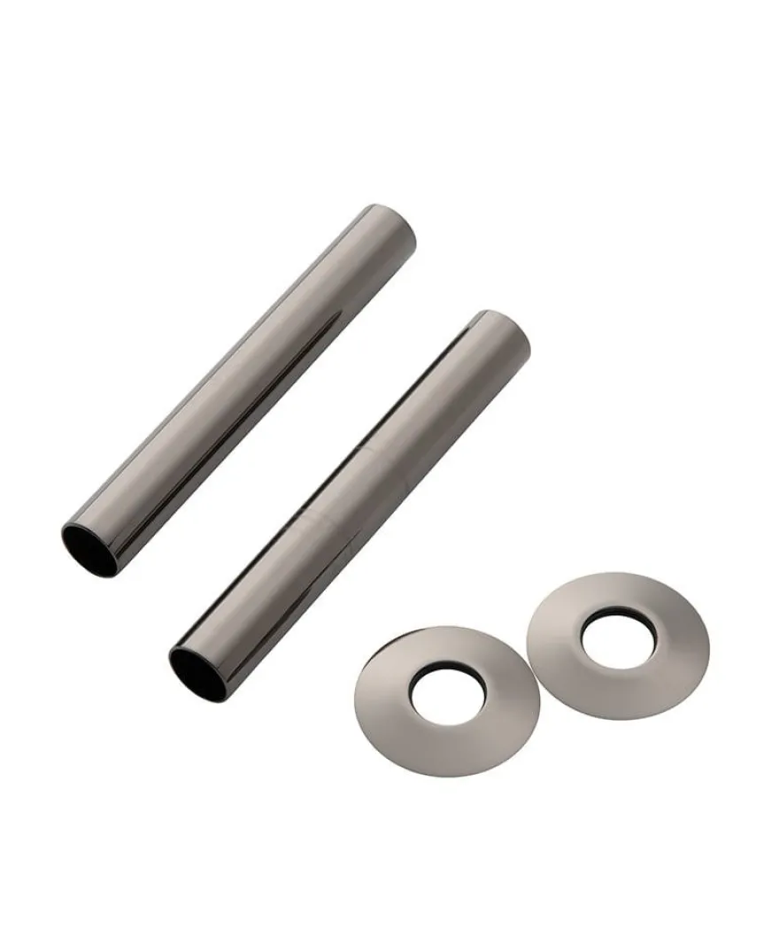 Rörskydd/Rörmanschett till vattenrör - Svart Nickel
