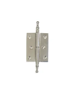 Skåpgångjärn - Knopp nickel 92 x 39 mm