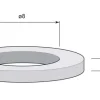 Slitring till gångjärn - Aug Stenman 8 x 2 mm