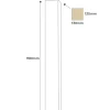 Stolpe - Rak pelare 130 x 130 x 1180 mm gran
