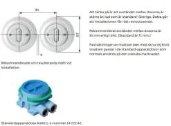 Strömbrytare svart porslin (vrid/trapp) - ABB Decento