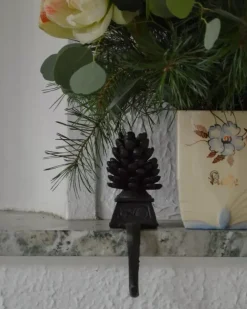 Strumpkrok till öppen spis - Gjutjärn