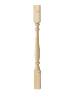 Svarvad stolpe - Furu 900 x 65 mm