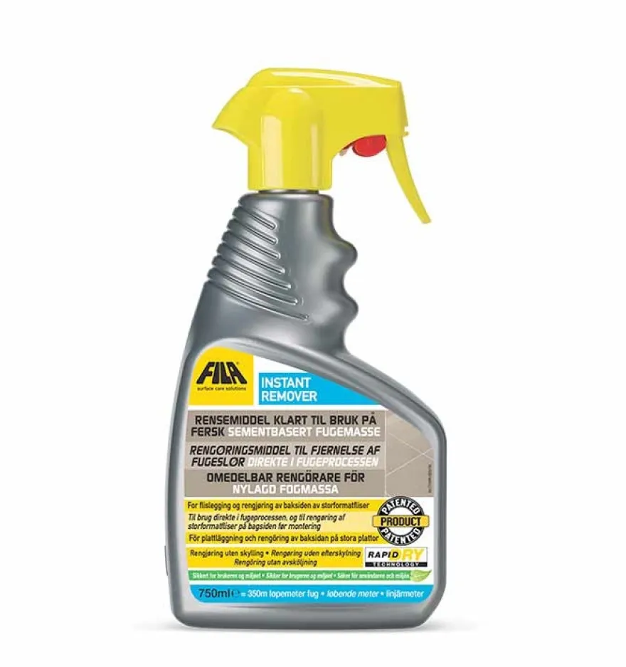 Syrabaserad rengöring - Fila Instant Remover 750 ml