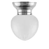 Taklampa - Frödingplafond 100 nickel, slipat mattglas