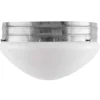 Taklampa - Heidenstamplafond 300 nickel, opalvit