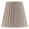 Textilskärm d130 (Klämf/Beige)