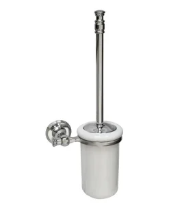 Toalettborste Brighton - Krom/porslin vägg