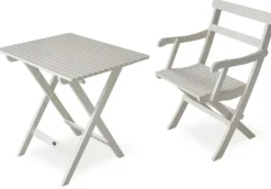 Trädgårdsbord - Klassiskt trädgårdsbord hopfällbart, 75 cm