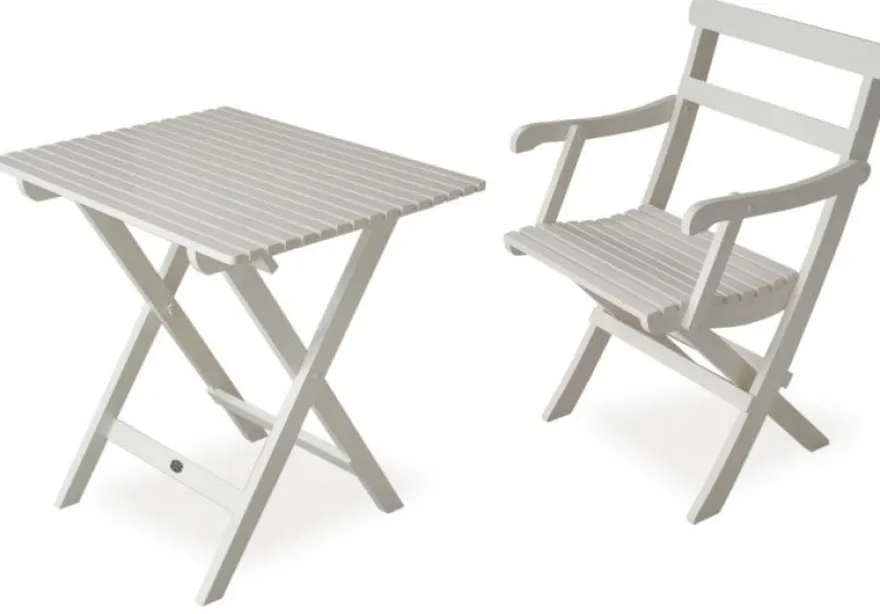 Trädgårdsbord - Klassiskt trädgårdsbord hopfällbart, 75 cm