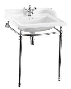 Tvättställ - Burlington Classic 65 cm, kromställning