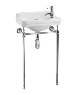 Tvättställ - Burlington Edwardian JR 51 cm med kromställning