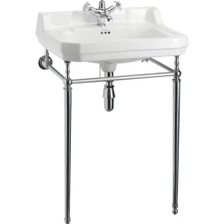 Tvättställ - Burlington Edwardian 61 cm, kromställning