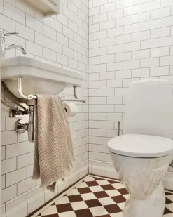 Tvättställ Burlington - Edwardian JR 51 cm med handduksstång