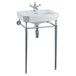 Tvättställ - Burlington Victorian 56 cm med kromställning