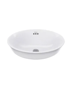 Tvättställ - Guild 50 cm, fristående med bräddavlopp