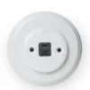 USB-C uttag vitt porslin - Fontini infällt