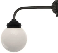 Utomhuslampa - Gårdslampa 90° lång böj
