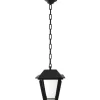 Utomhuslampa - Lykthus med kedja & glasbotten L4