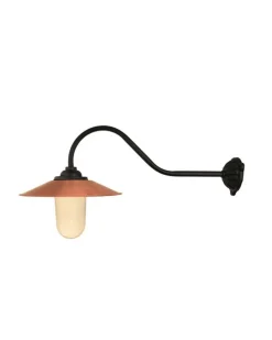 Utomhuslampa - Stallampa 90° krok, kopparskärm