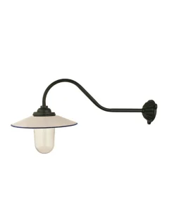 Utomhuslampa - Stallampa 90° krok, vit skärm