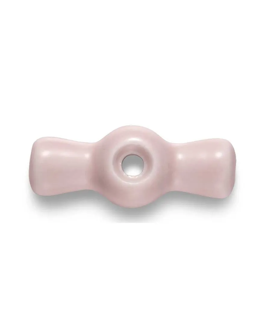 Vred till strömbrytare - Rosa porslin bronsskruvar - Fontini