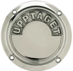 WC-regel rund - Toalettlås nickel