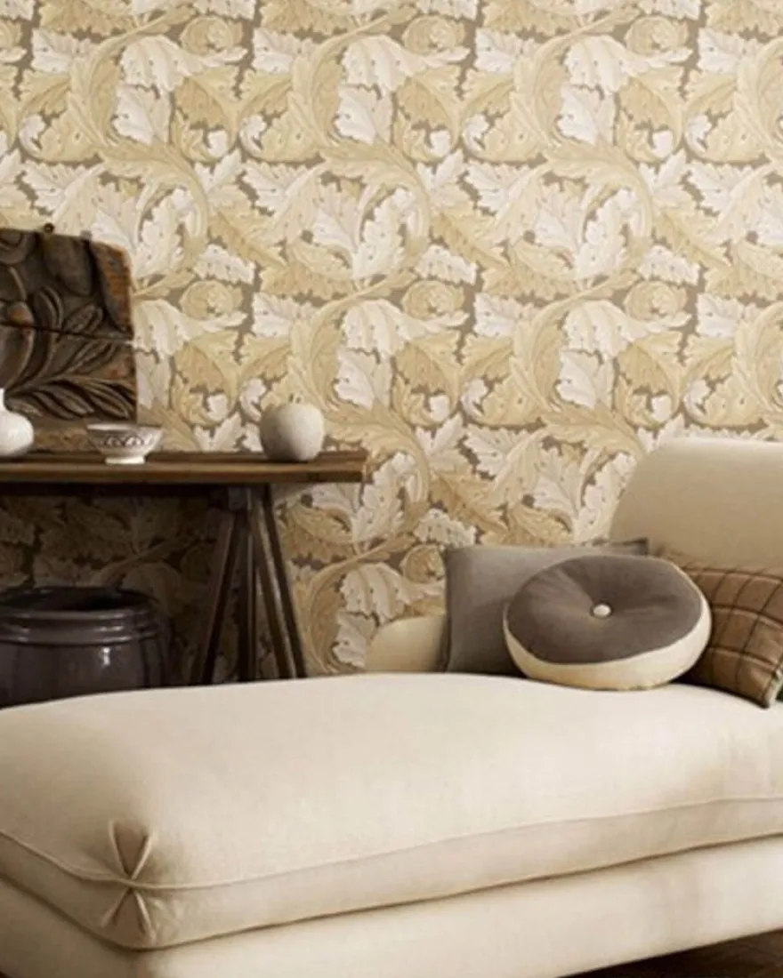 William Morris & Co. Tapet - Acanthus Stone