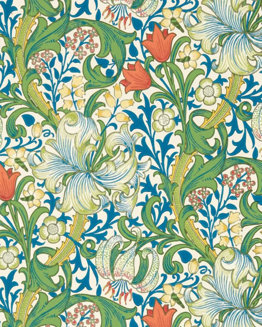 William Morris & Co. Tapet - Golden Lily Twister
