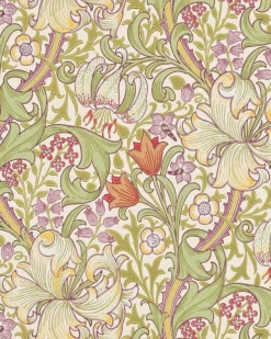 William Morris & Co. Tapet - Golden Lily Olive/Russet