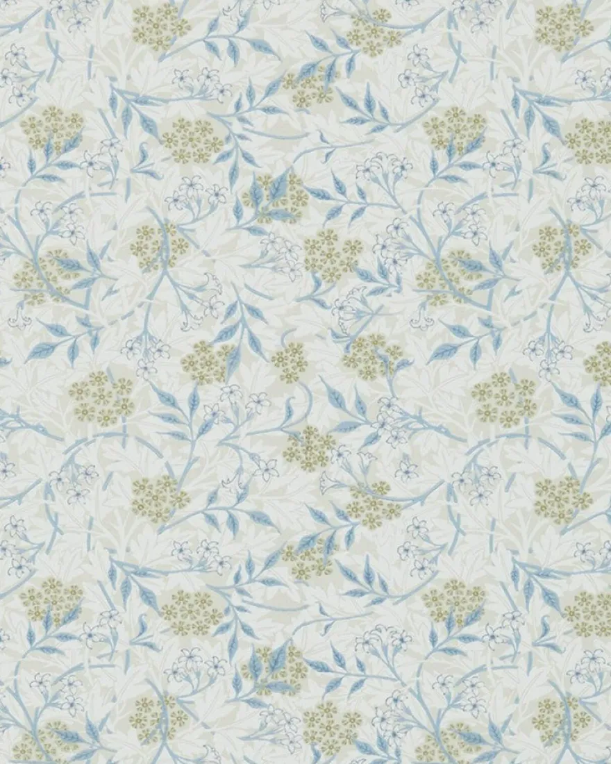 William Morris & Co. Tapet - Jasmine Ecru/Woad
