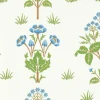 William Morris & Co. Tapet - Meadow Sweet Cobalt/Grass Green