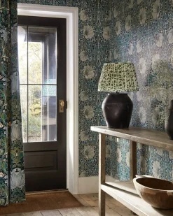 William Morris & Co. Tapet - Pimpernel Cobalt/Mineral