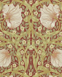William Morris & Co. Tapet - Pimpernel Brick/Olive