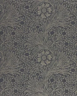 William Morris & Co. Tapet - Pure Marigold Black Ink