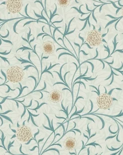 William Morris & Co. Tapet - Scroll Loden/Slate