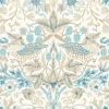 William Morris & Co. Tapet - Simply Strawberry Thief slate/vellum
