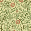 William Morris & Co. Tapet - Sweet Briar Green/Blue/Rose