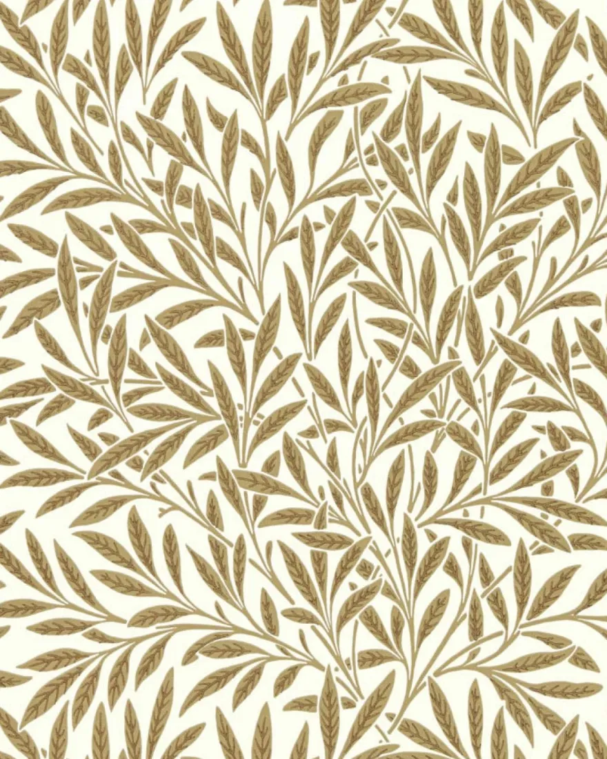 William Morris & Co. Tapet - Willow Cream/Brown
