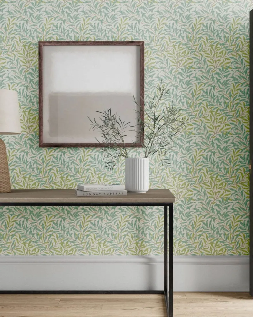William Morris & Co. Tapet - Willow Boughs leaf green